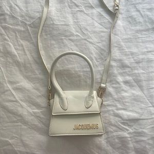 White Jacquemus Le Chiquito mini bag